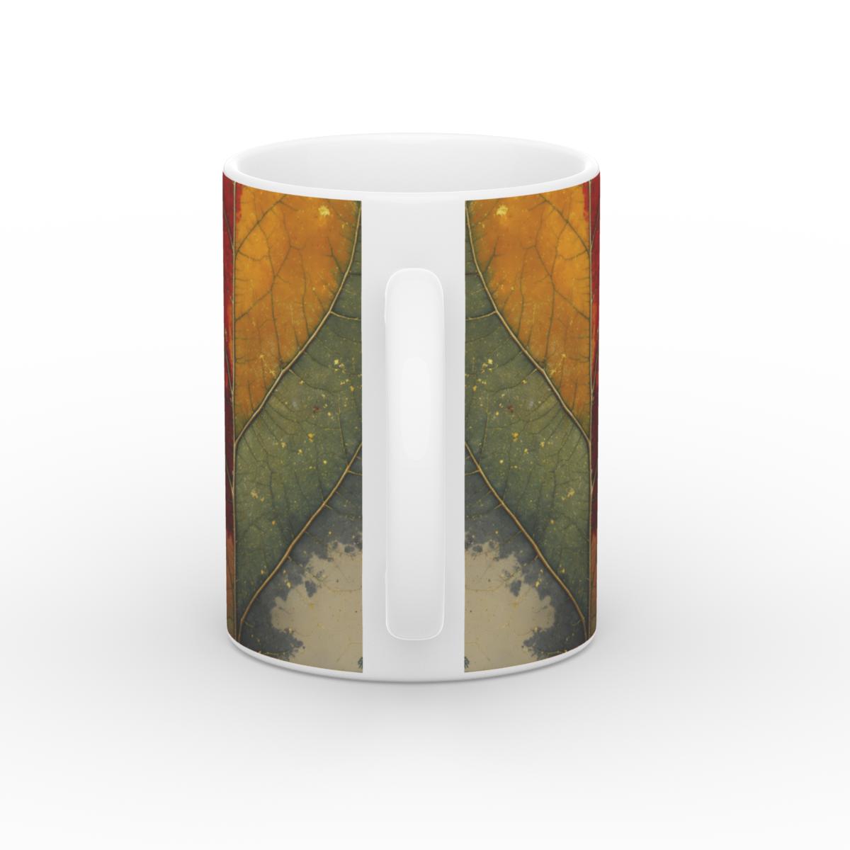 White Glossy Mug Sacred Seasons