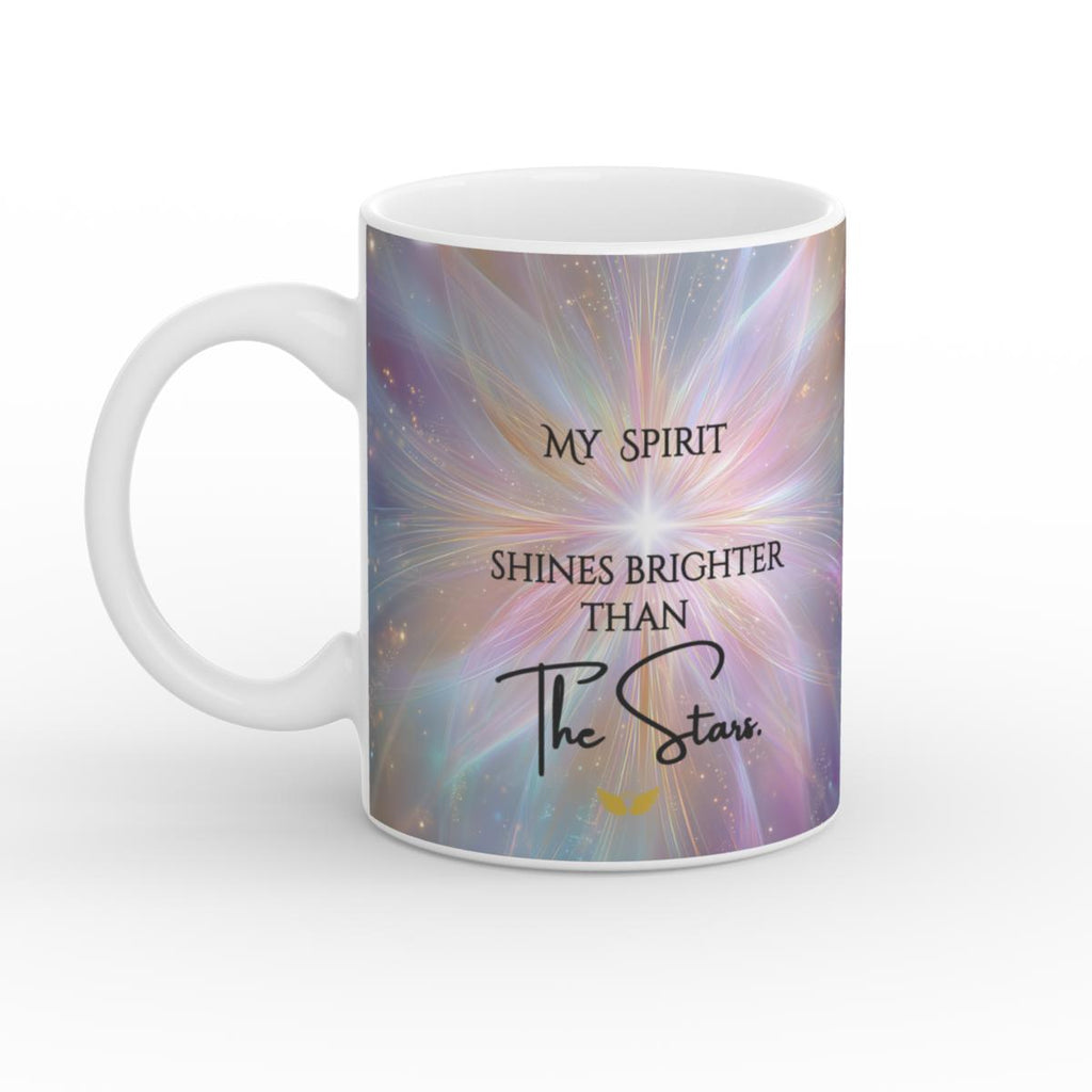 White Glossy Mug The Stars