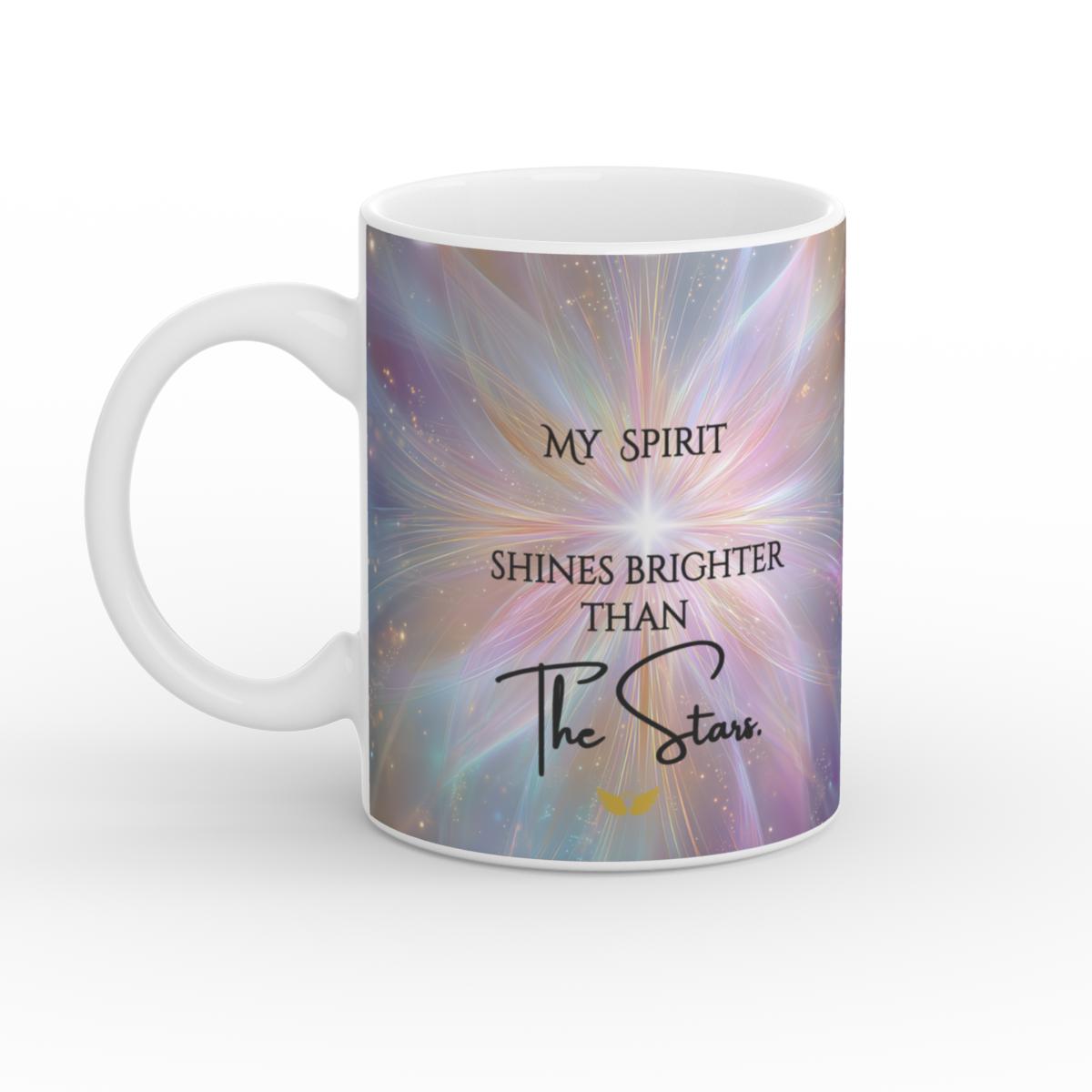 White Glossy Mug The Stars