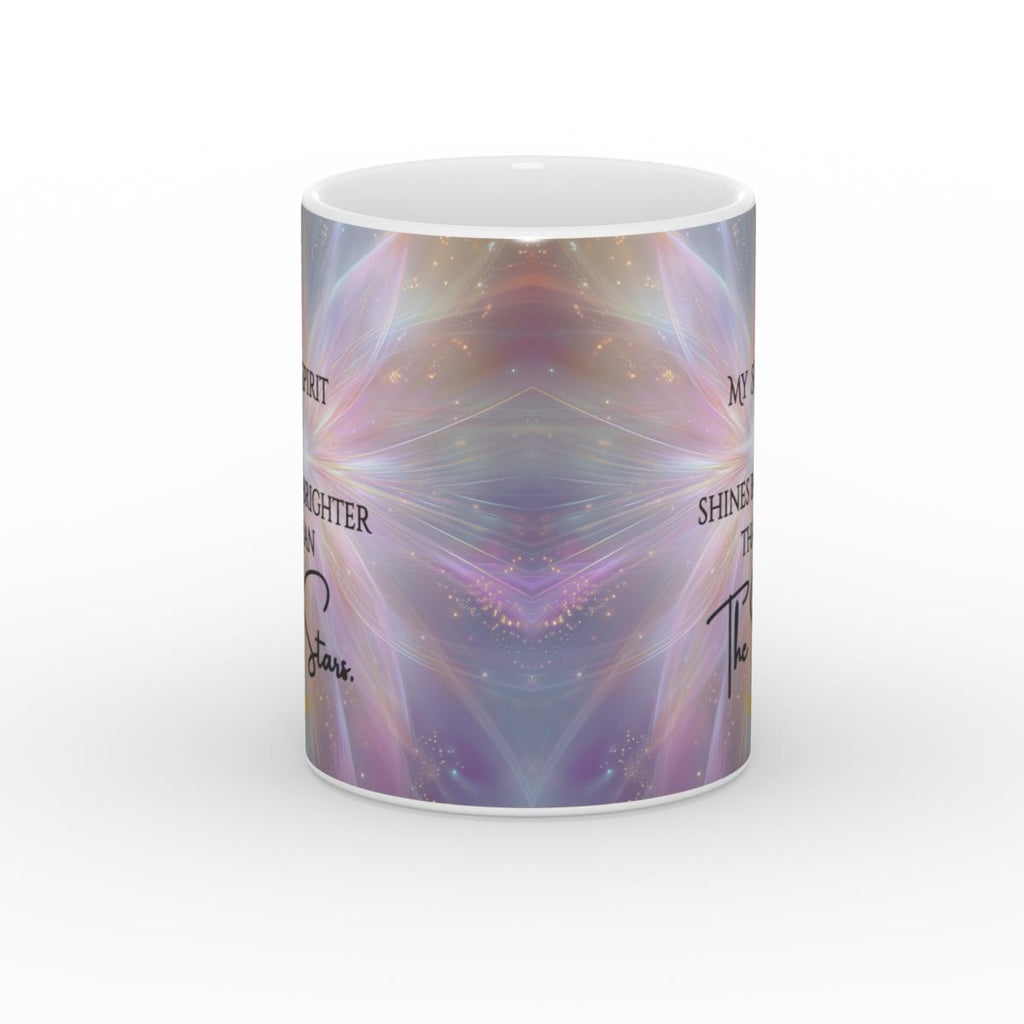 White Glossy Mug The Stars