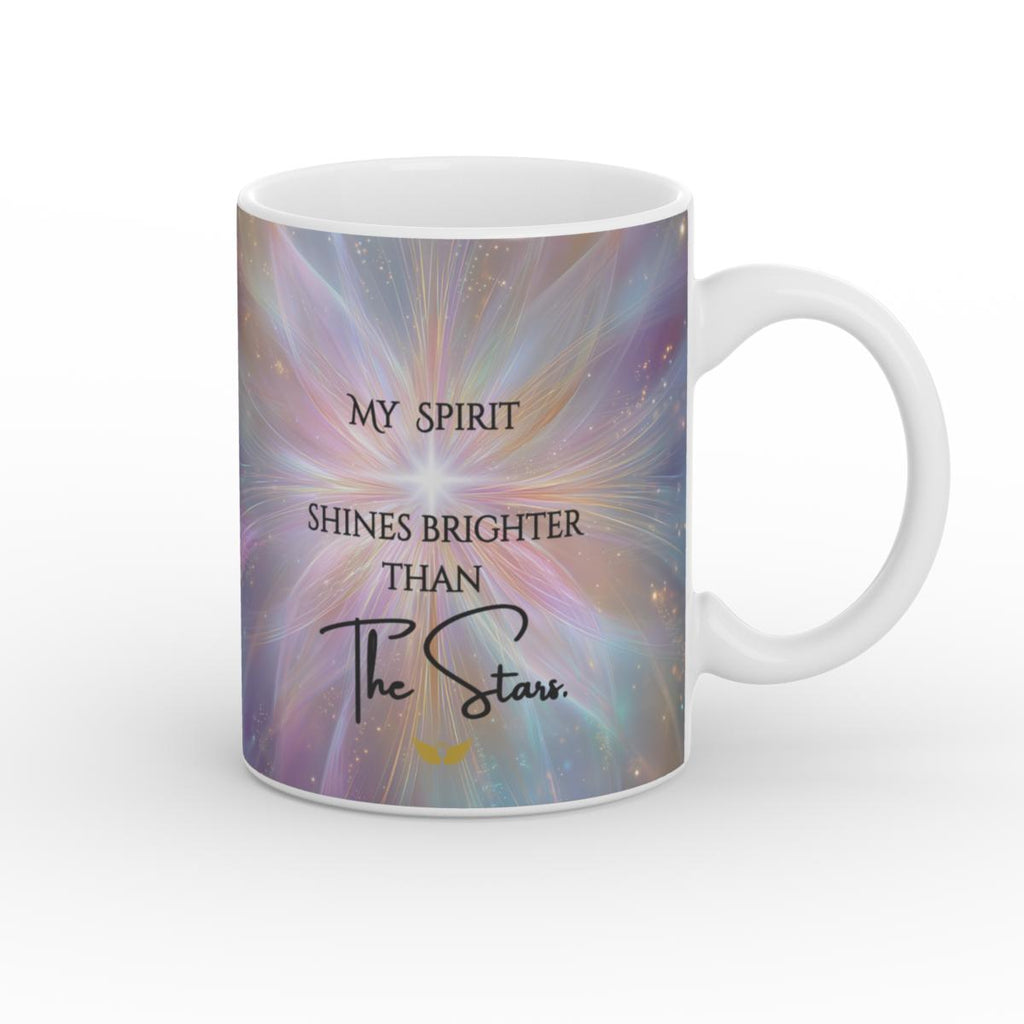 White Glossy Mug The Stars