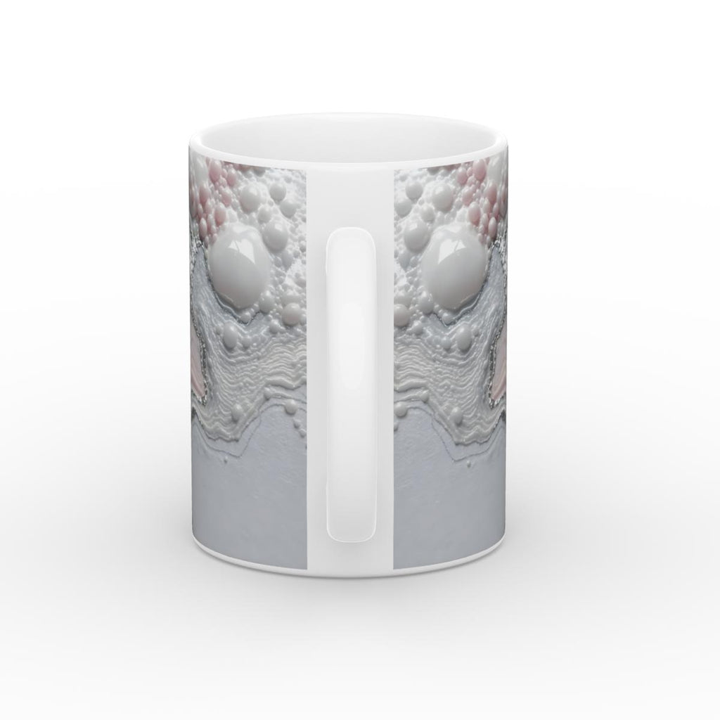 White Glossy Mug Divine Stillness