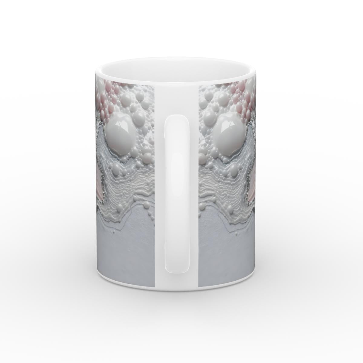 White Glossy Mug Divine Stillness