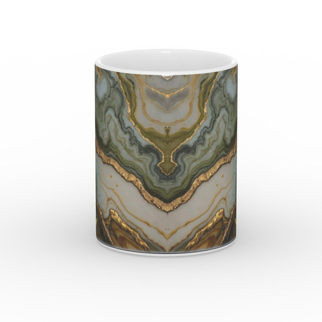 White Glossy Mug Earth Spirit