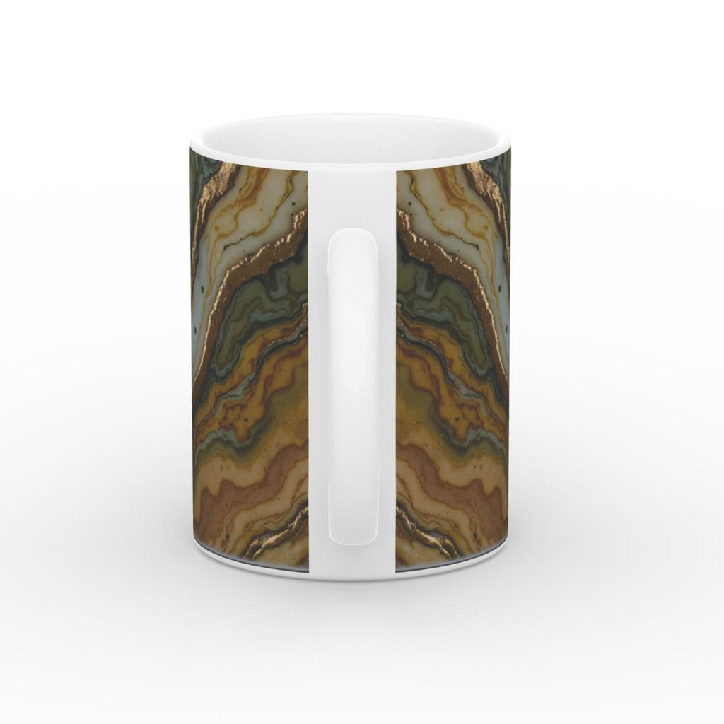White Glossy Mug Earth Spirit