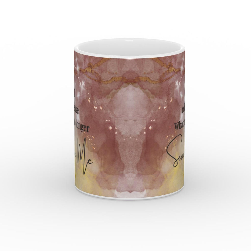 White Glossy Mug Sacred Release