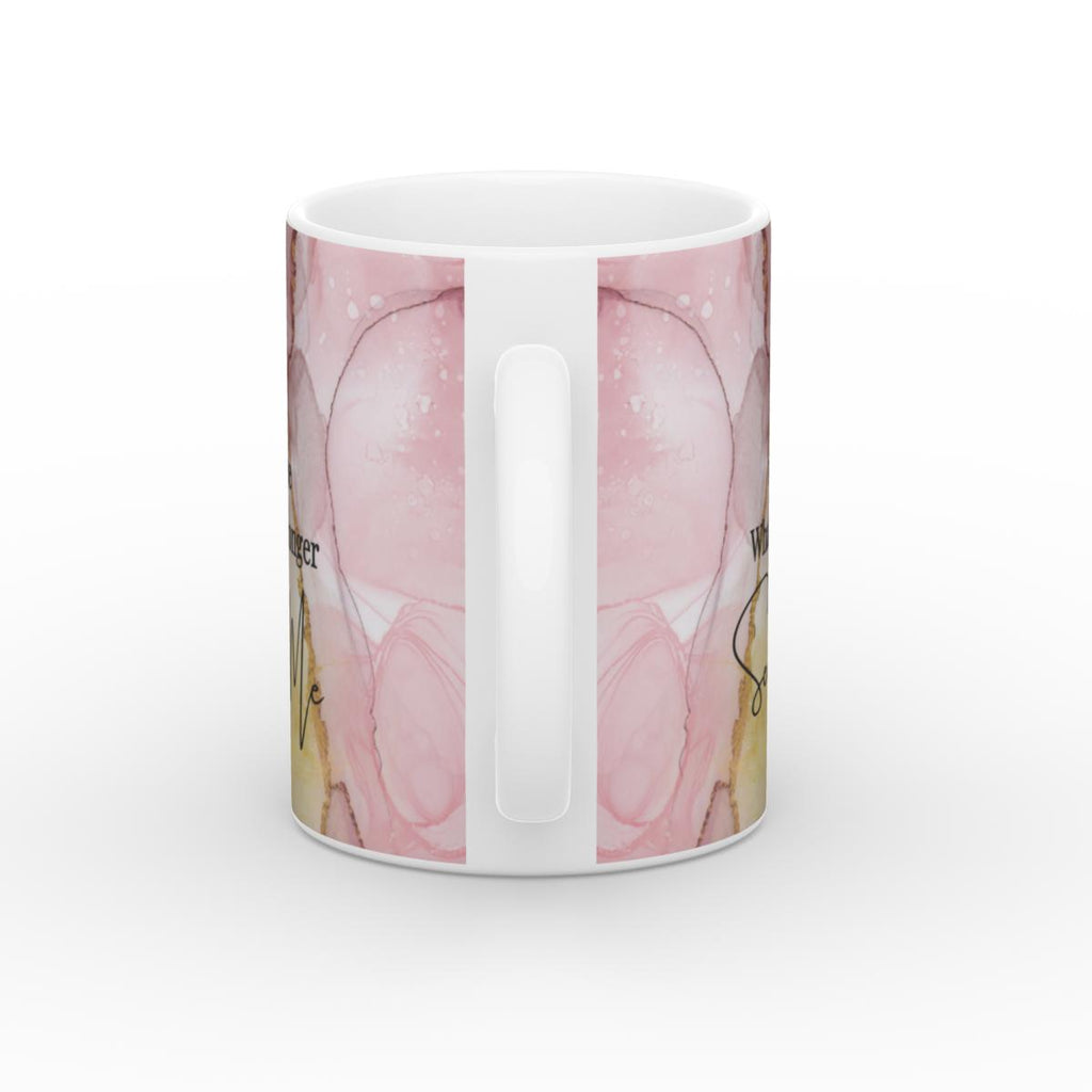 White Glossy Mug Sacred Release