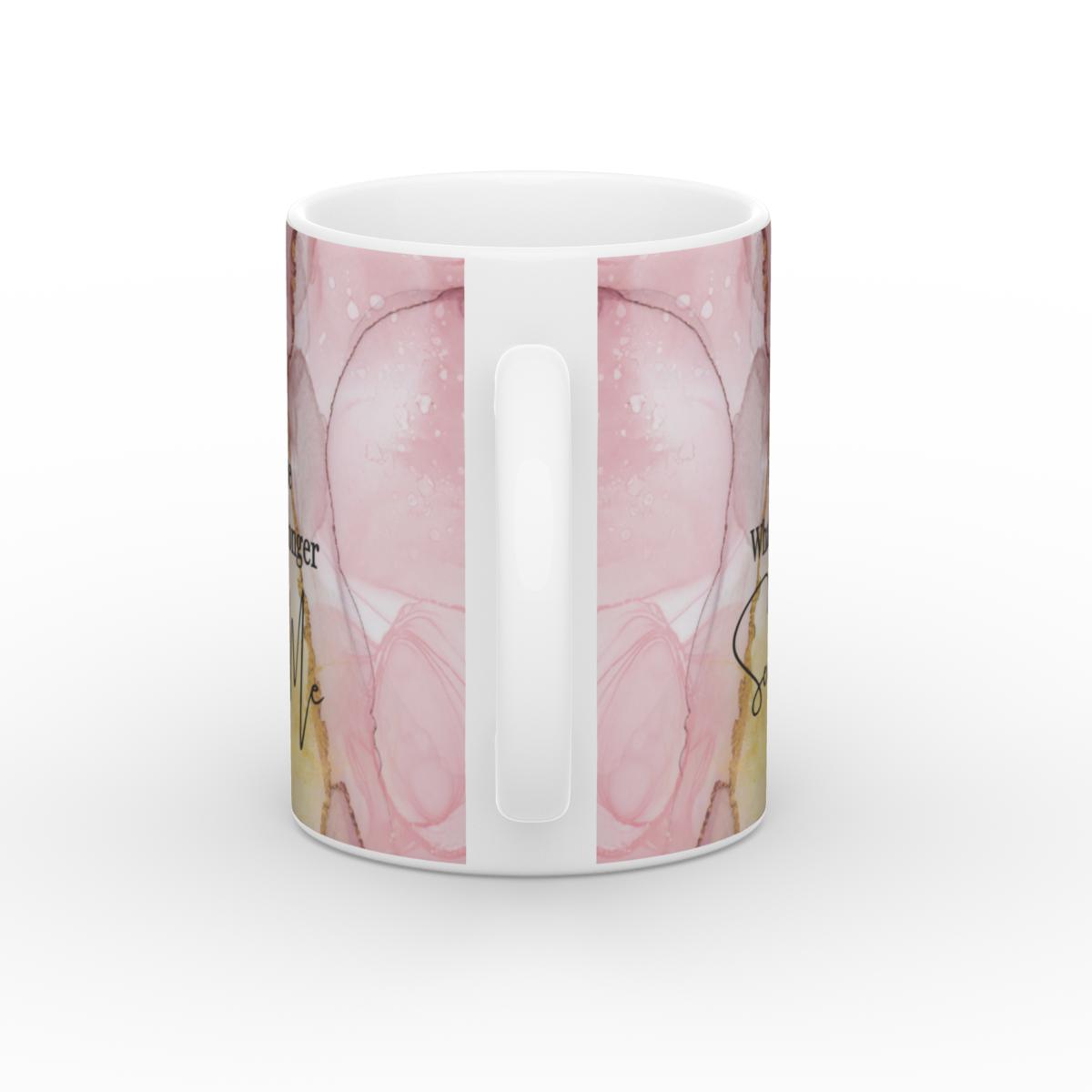 White Glossy Mug Sacred Release