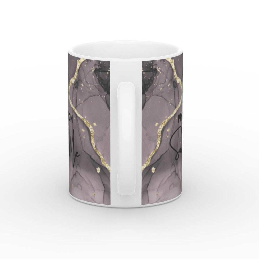 White Glossy Mug Sacred Protection