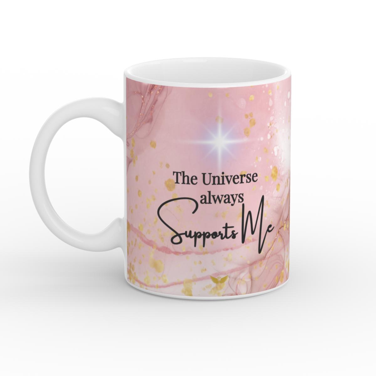 White Glossy Mug Universe support