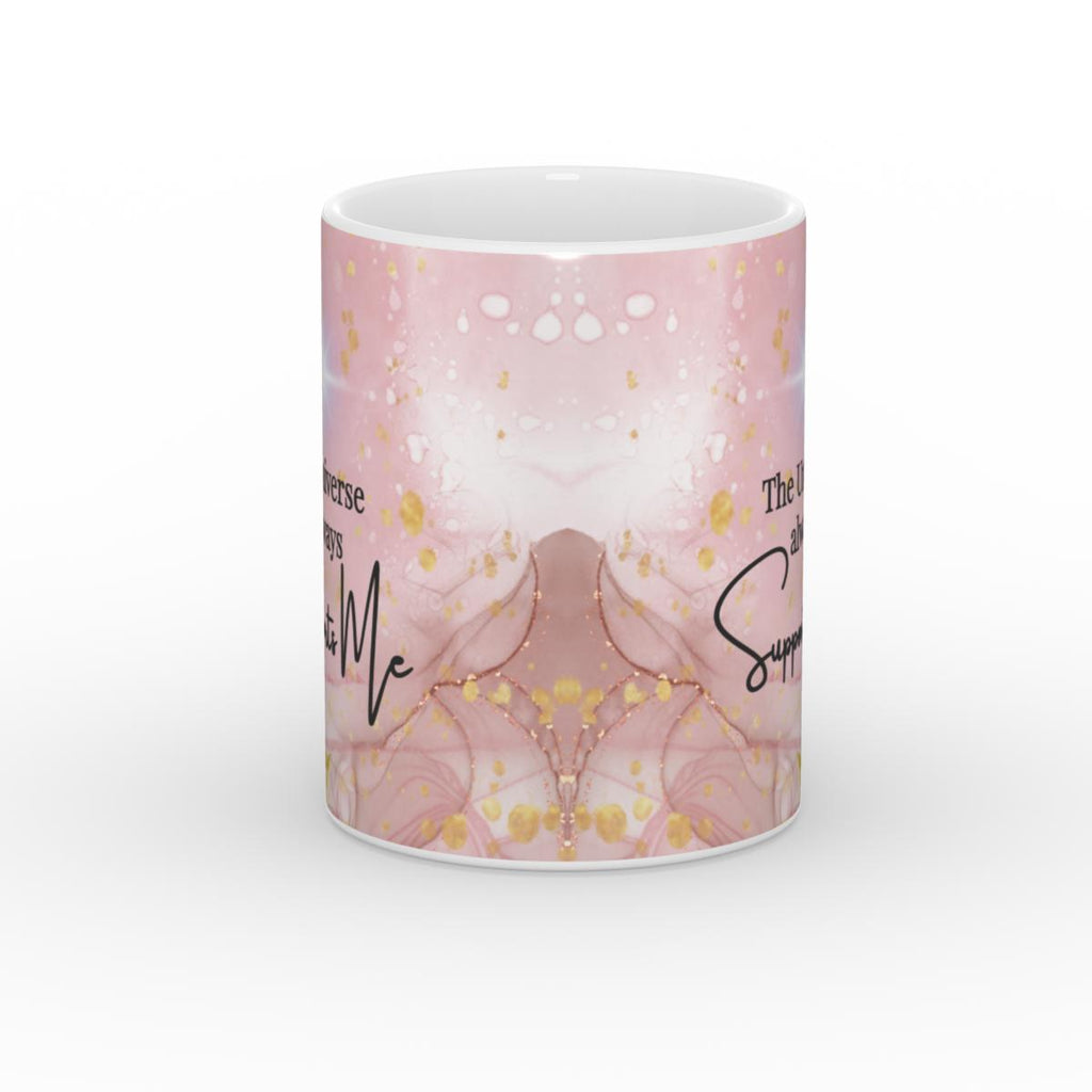 White Glossy Mug Universe support