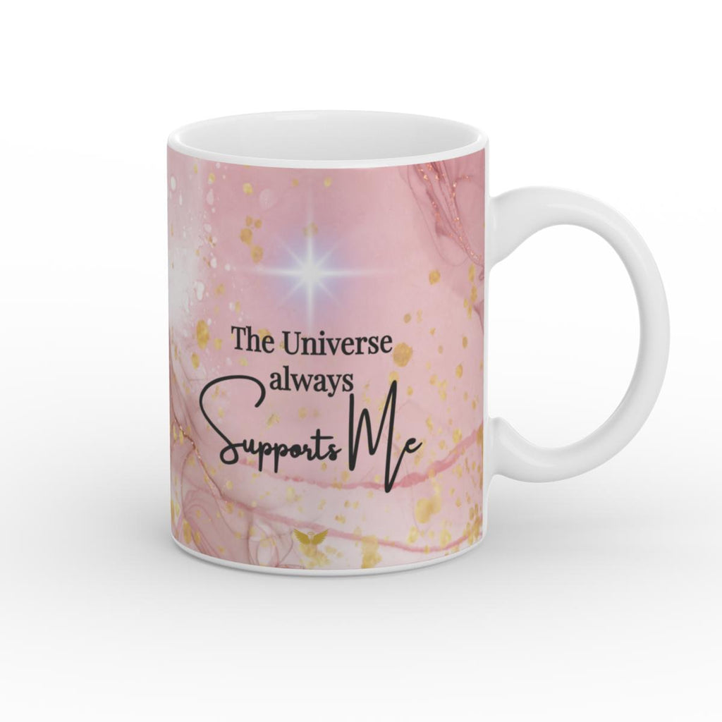 White Glossy Mug Universe support