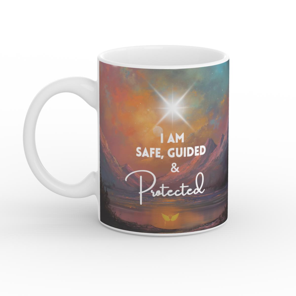 White Glossy Mug Safe & Guided