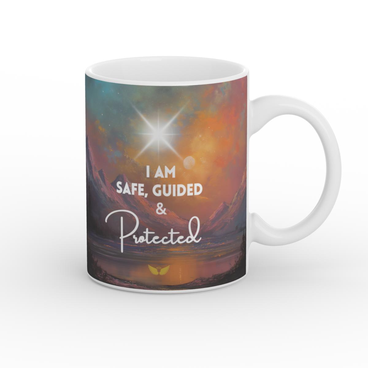 White Glossy Mug Safe & Guided