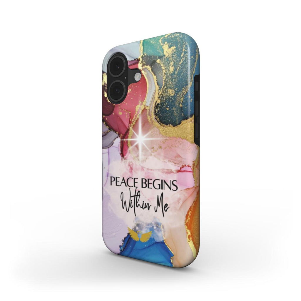 Tough Phone Case Peace Begins