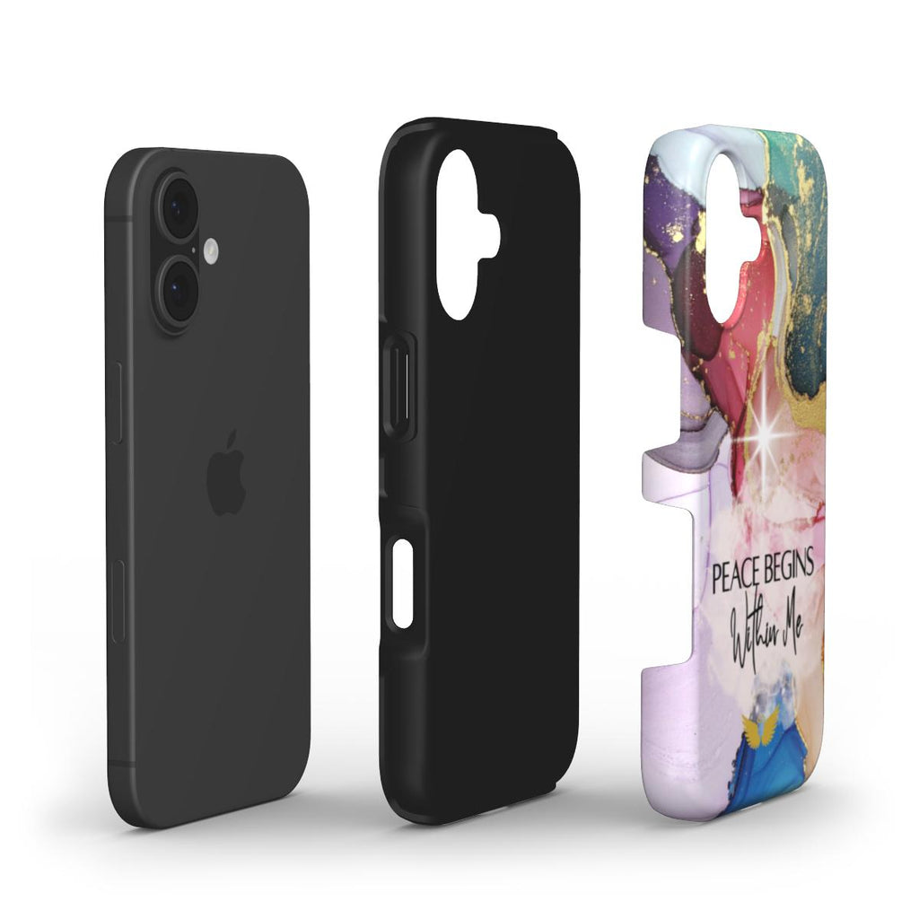 Tough Phone Case Peace Begins