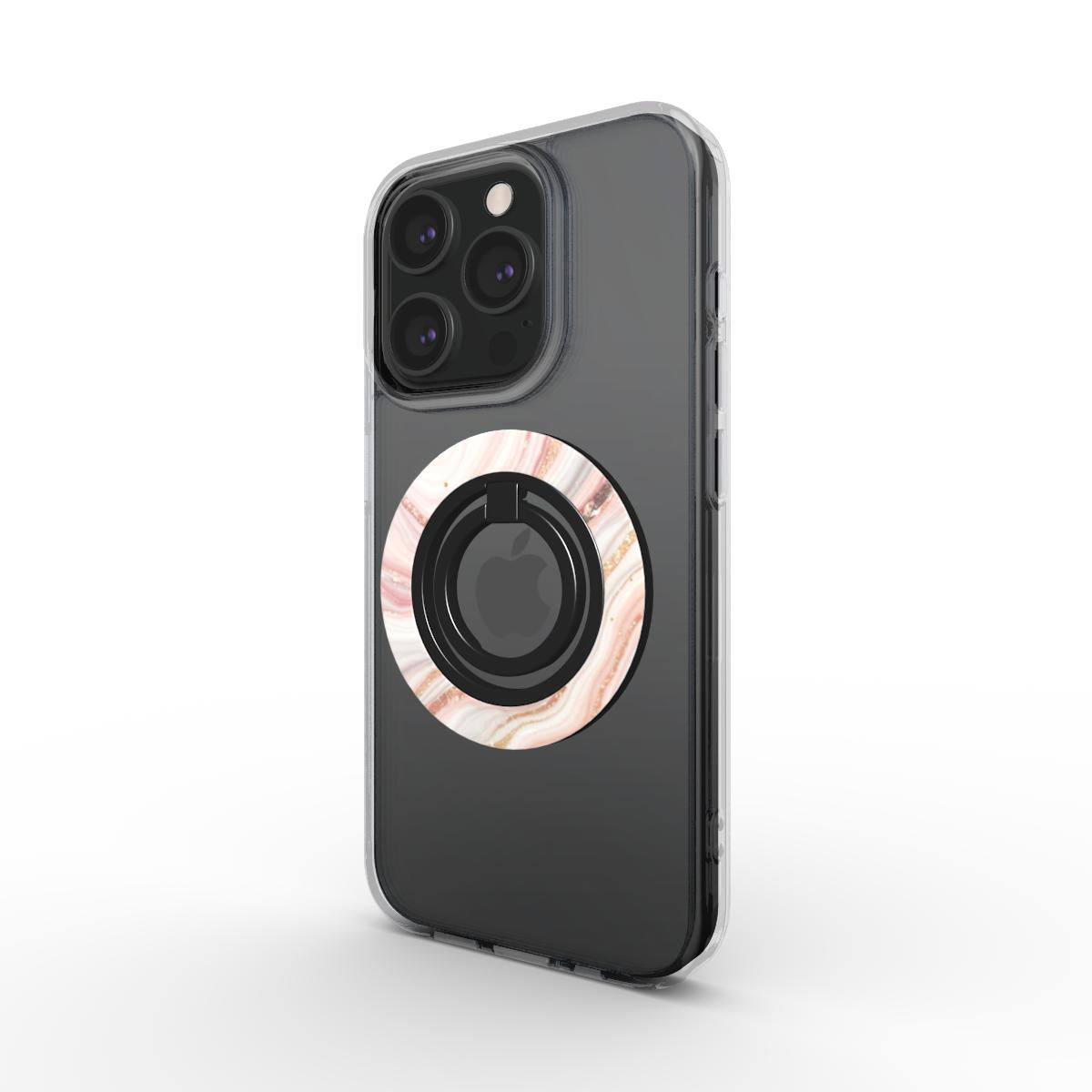 Ring Holder Rose Quartz Glow