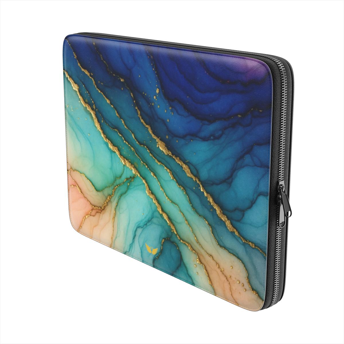 Premium Laptop Sleeve Ocean Gold