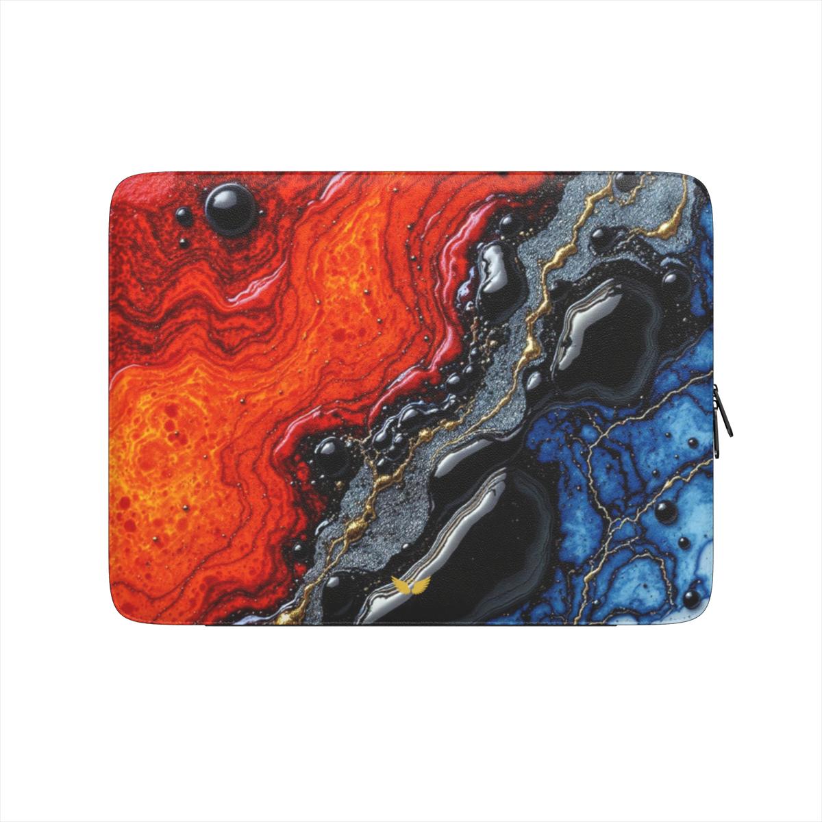 Premium Laptop Sleeve Lava and Ocean