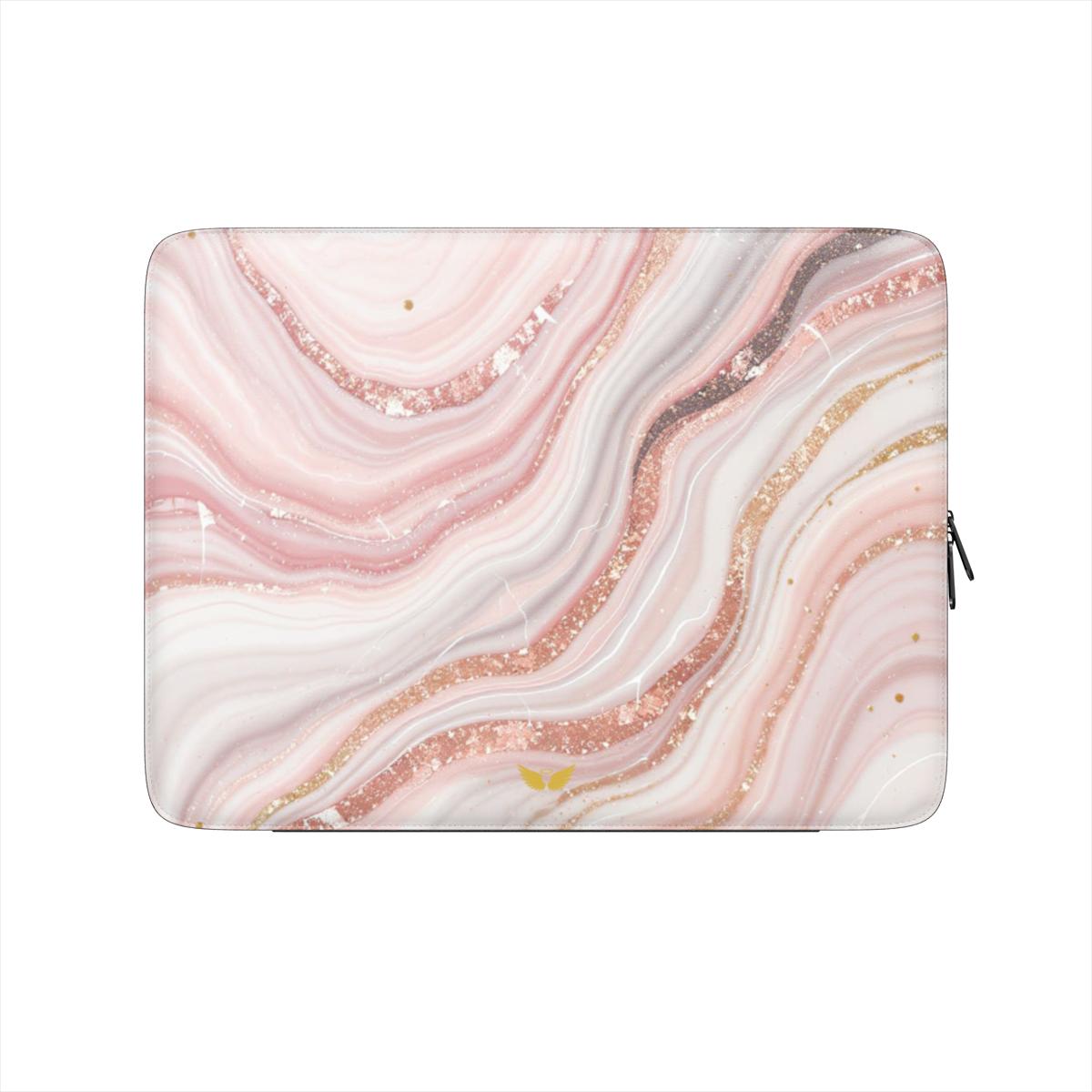 Premium Laptop Sleeve Rose Quartz Glow