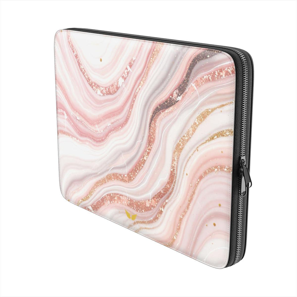 Premium Laptop Sleeve Rose Quartz Glow
