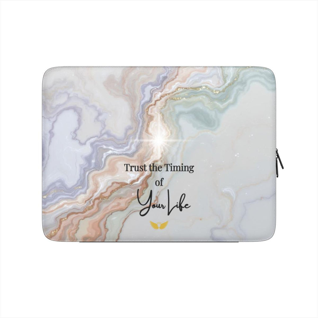 Premium Laptop Sleeve Trust the Timing