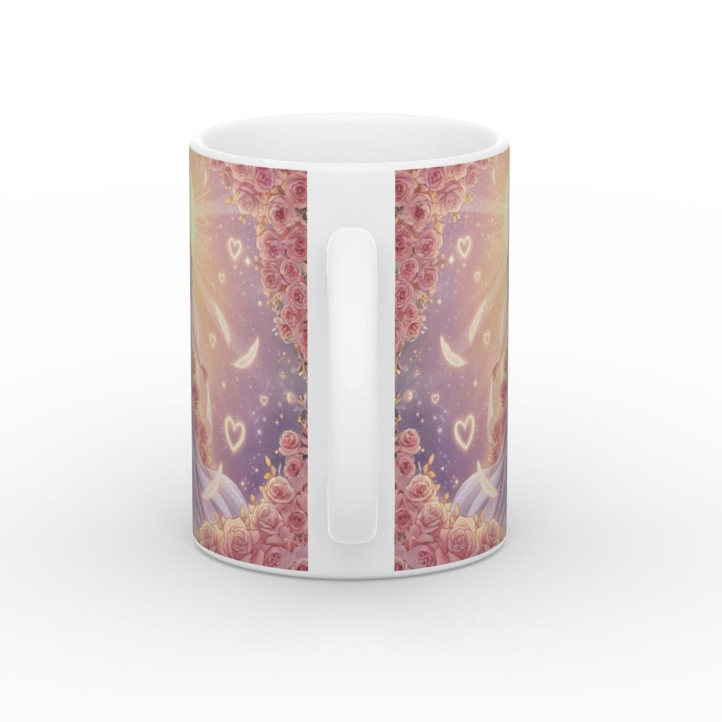 Goddess of Love & Light White Glossy Mug