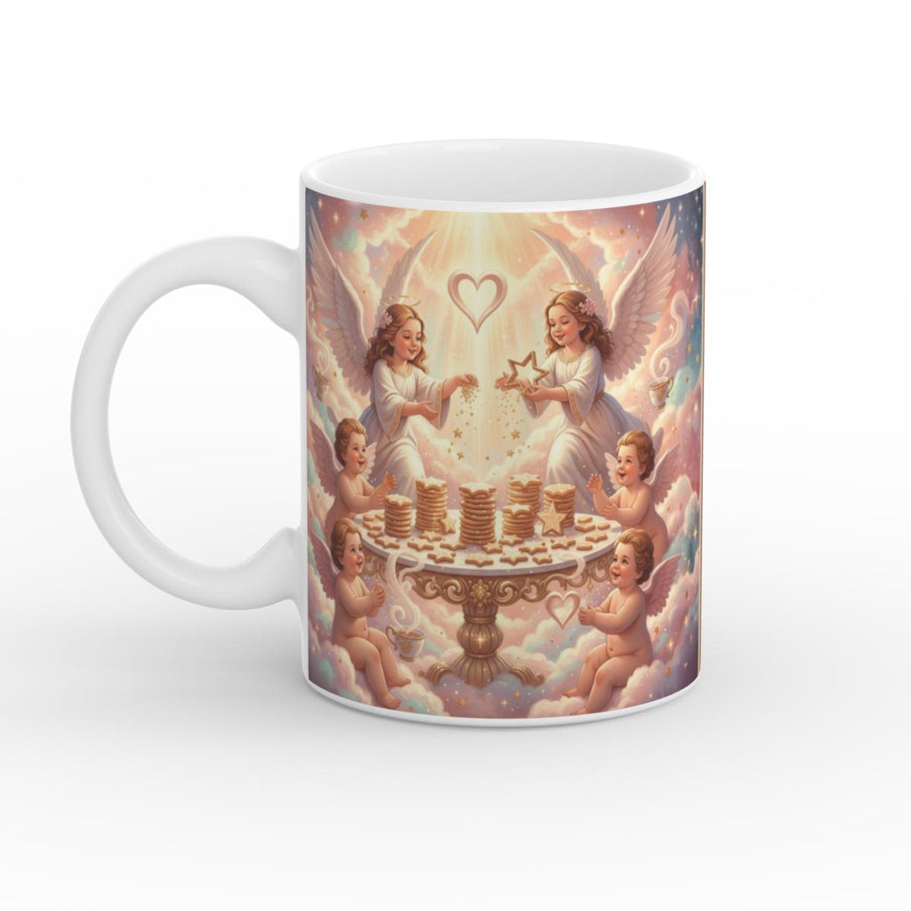 Celestial Cookie Party White Glossy Mug