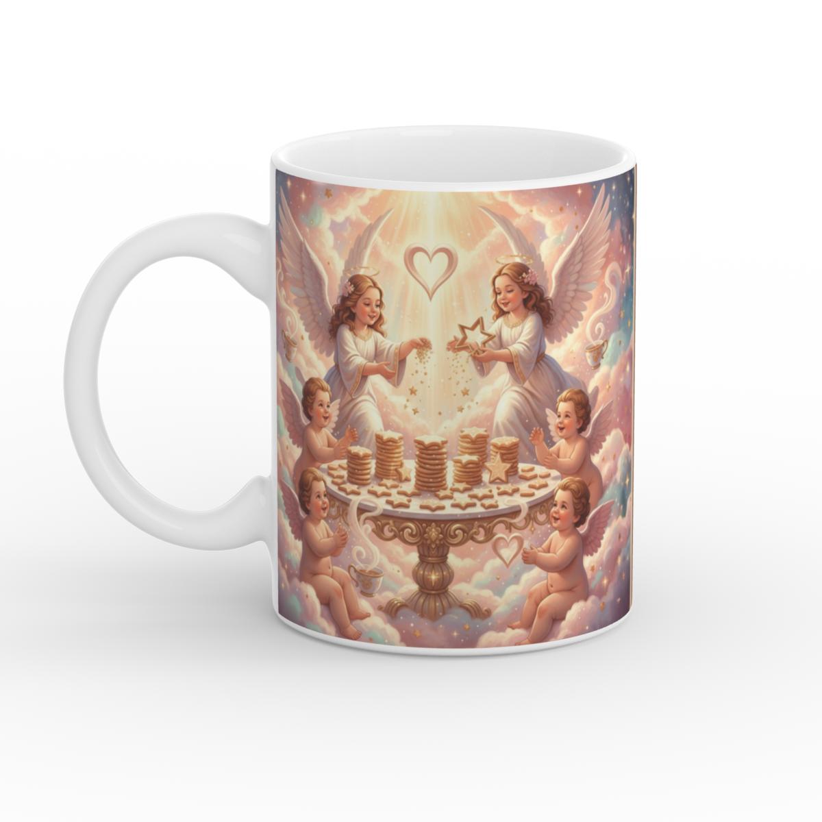 Celestial Cookie Party White Glossy Mug