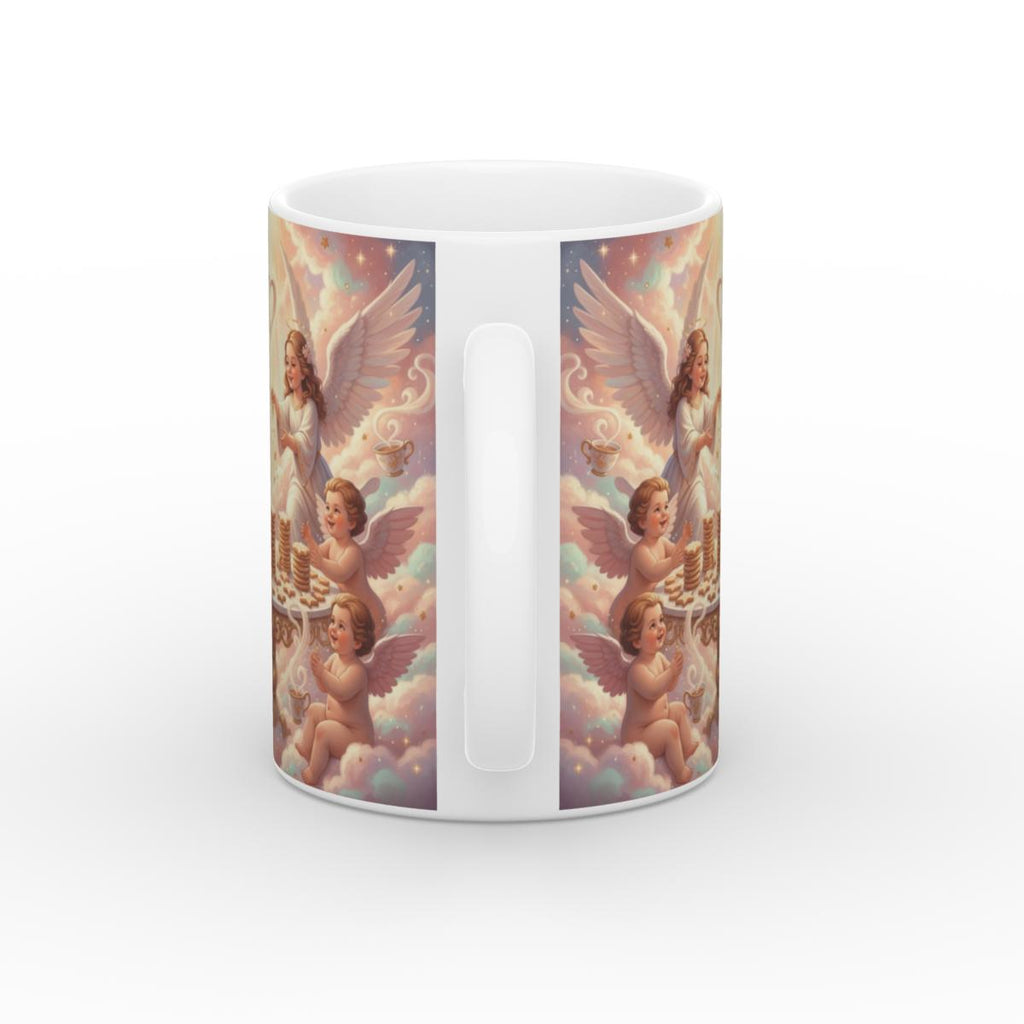 Celestial Cookie Party White Glossy Mug
