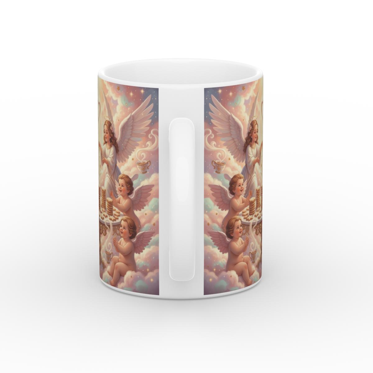 Celestial Cookie Party White Glossy Mug