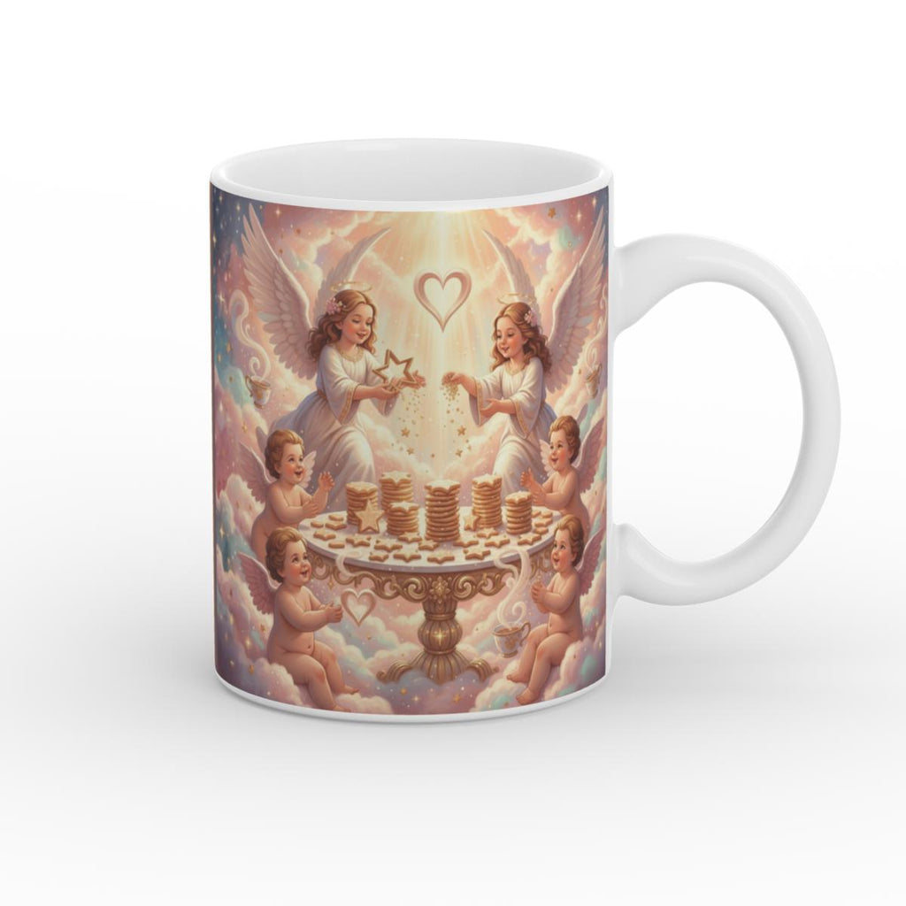 Celestial Cookie Party White Glossy Mug