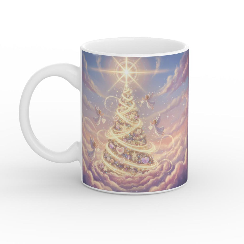 Divine Tree of Joy White Glossy Mug