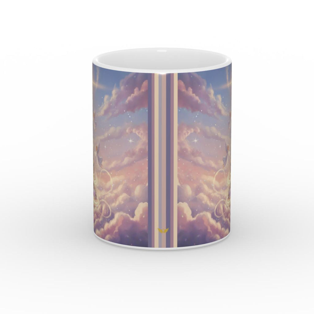 Divine Tree of Joy White Glossy Mug