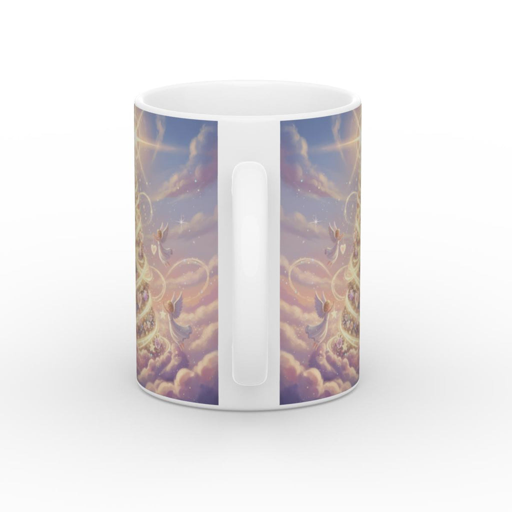 Divine Tree of Joy White Glossy Mug