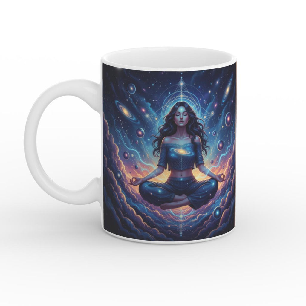 The Quantum Dreamer White Glossy Mug