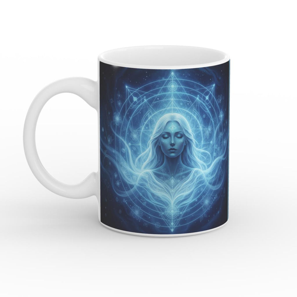 Sacred Intuition  White Glossy Mug