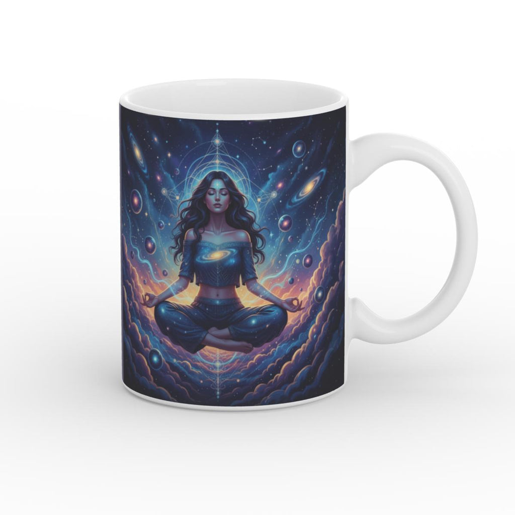 The Quantum Dreamer White Glossy Mug