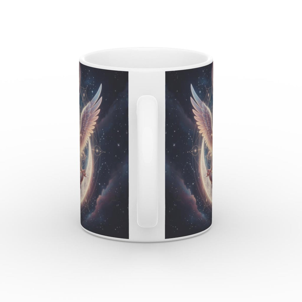 Celestial Meditation Princess White Glossy Mug