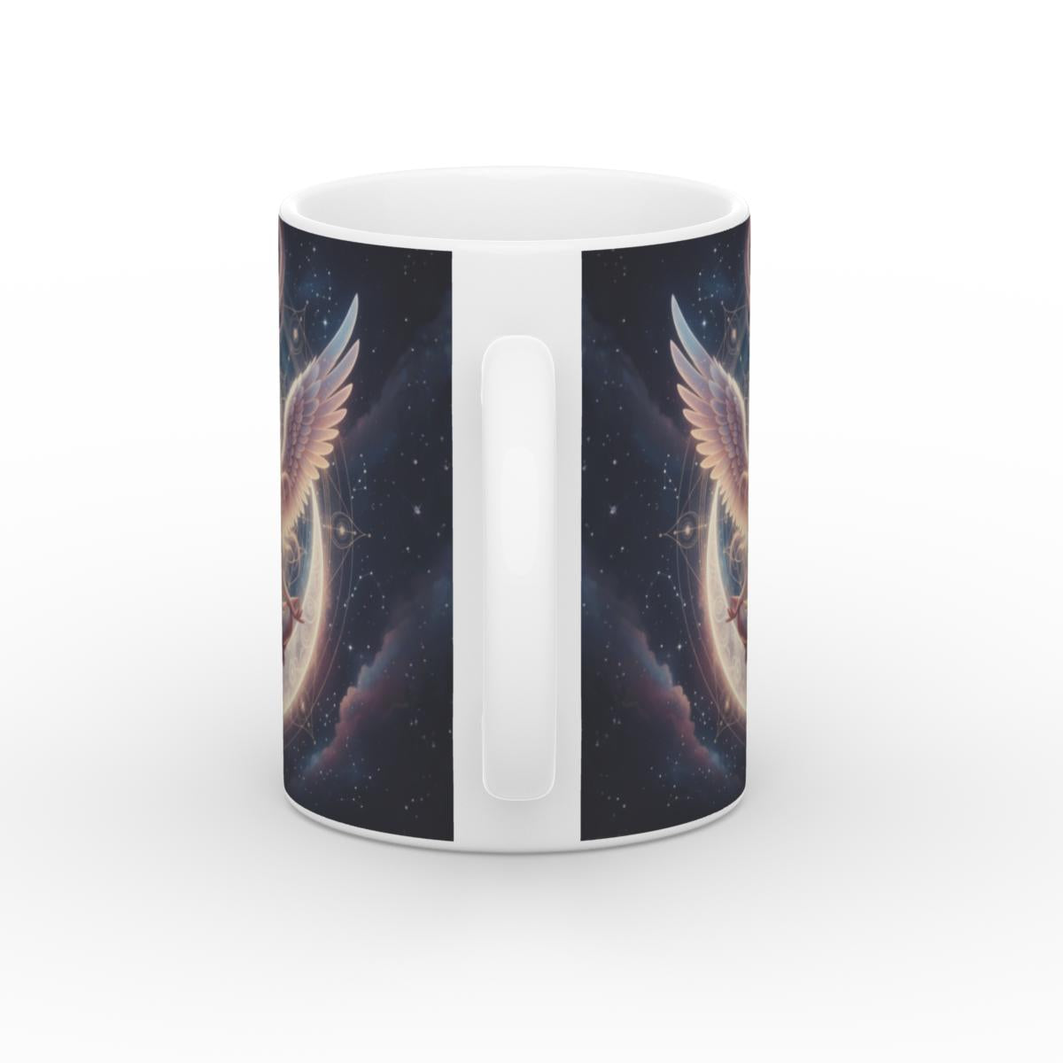 Celestial Meditation Princess White Glossy Mug
