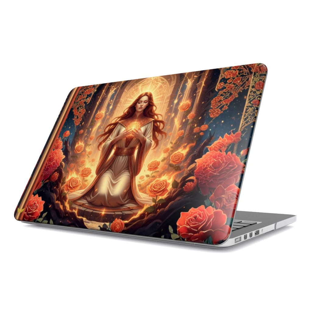 The Flame of Grace MacBook Case
