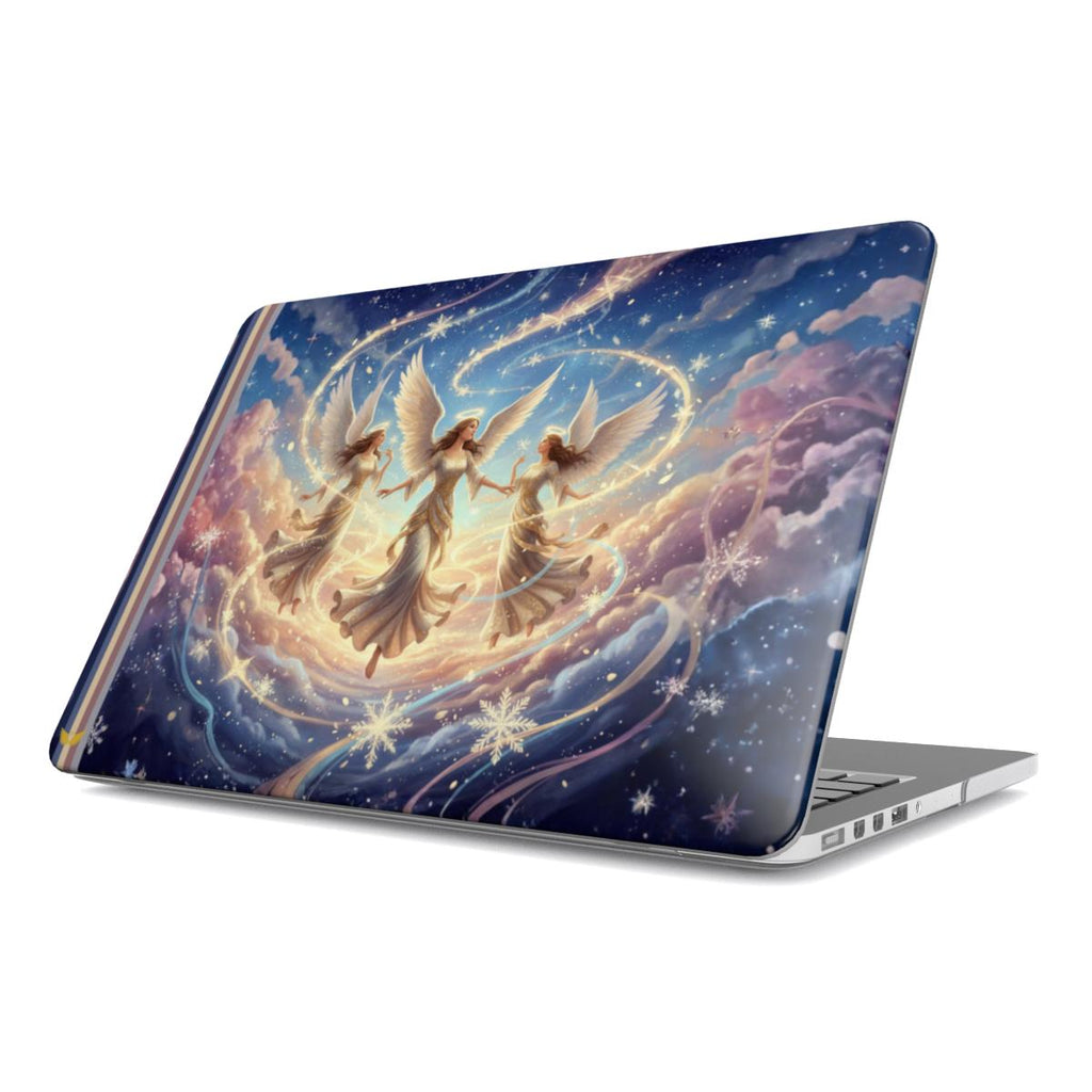 Snowflake Angel Dance MacBook Case