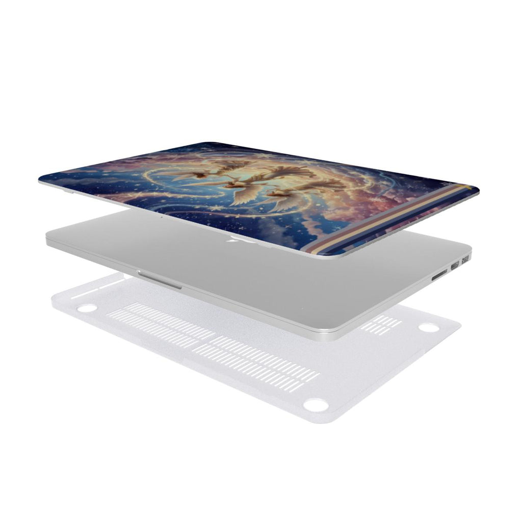 Snowflake Angel Dance MacBook Case