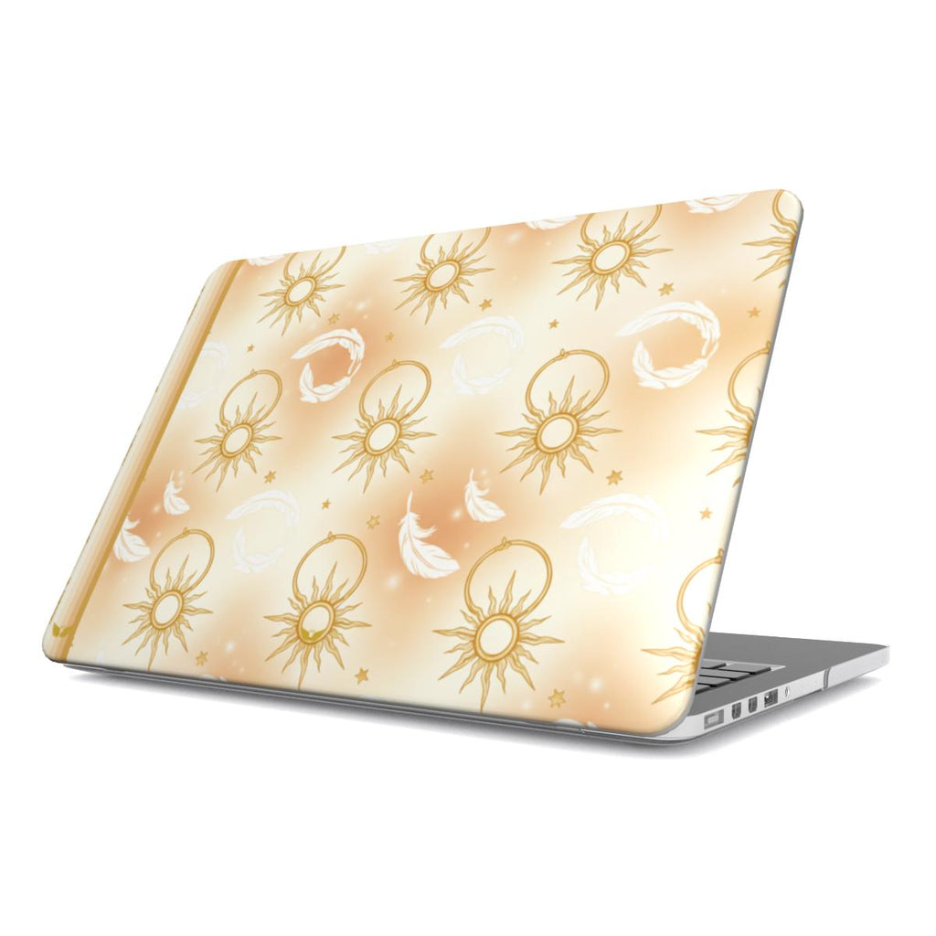 Sacred Sun Earrings MacBook Case
