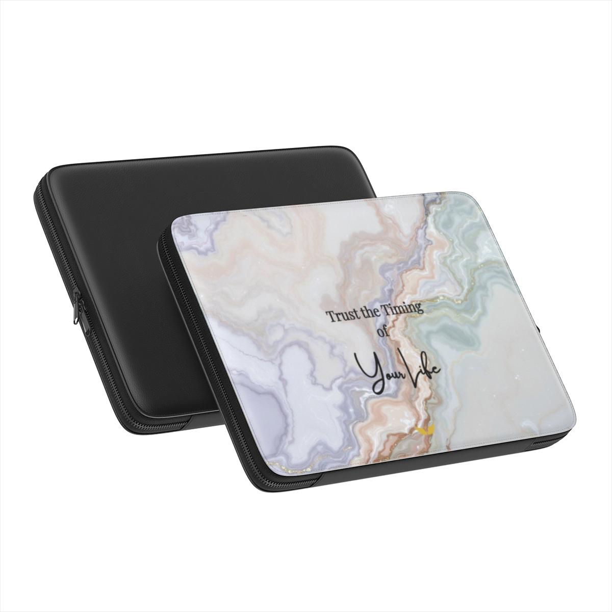 Premium Laptop Sleeve Trust the timing