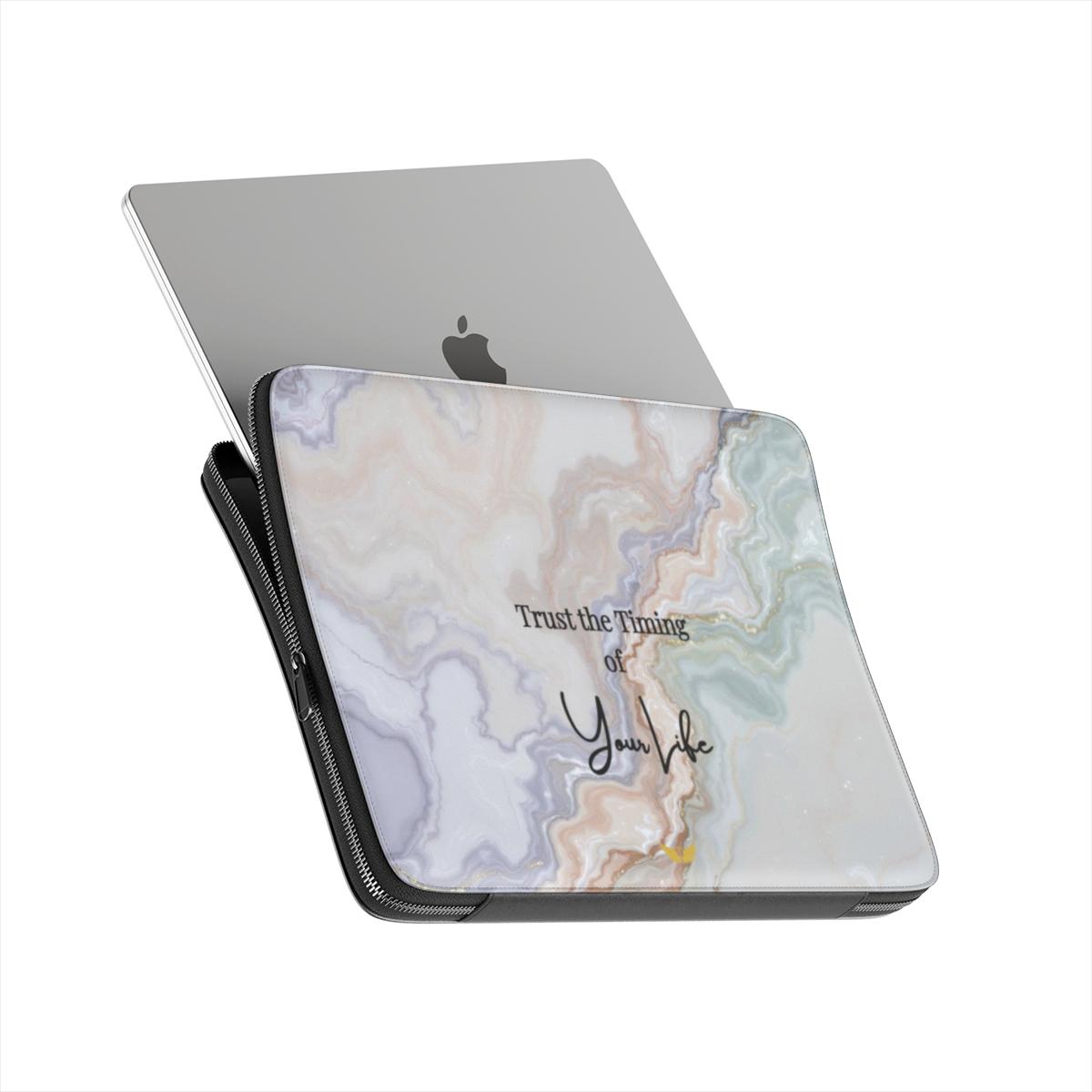Premium Laptop Sleeve Trust the timing