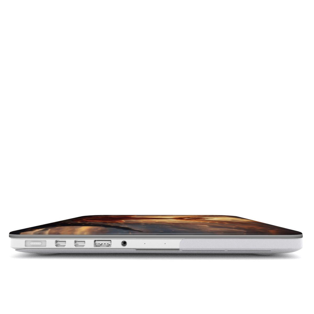 The Guardian of Ember Light MacBook Case