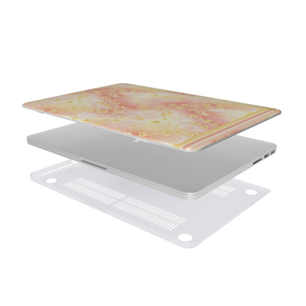 Radiant Dawn Blossoms MacBook Case
