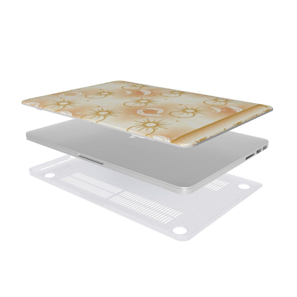 Sacred Sun Earrings MacBook Case