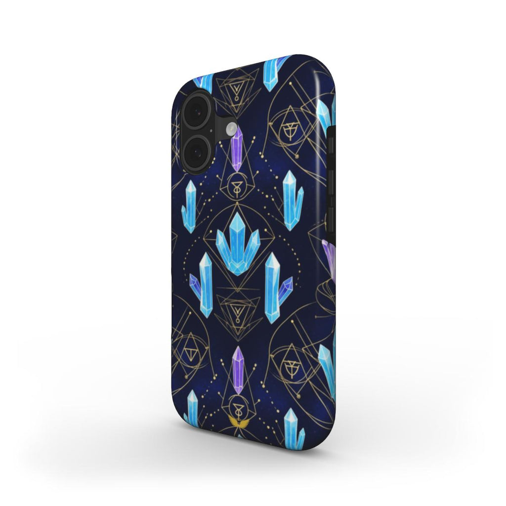 Tough Phone Case Crystals and Light Codes